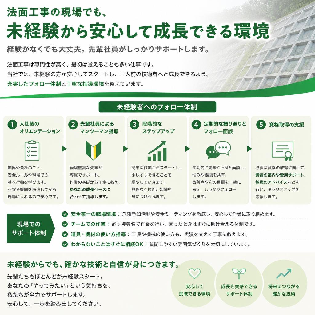 未経験からのスタート