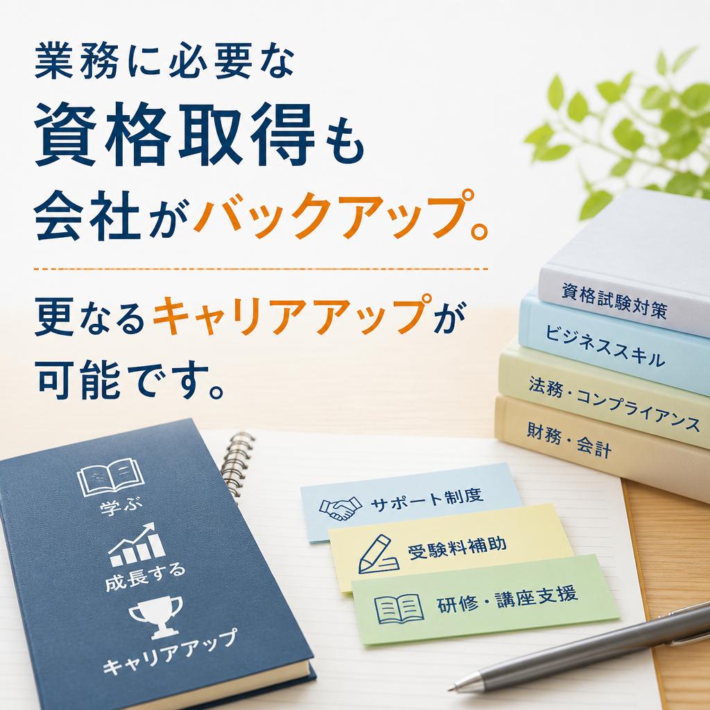 資格取得支援制度のご案内
