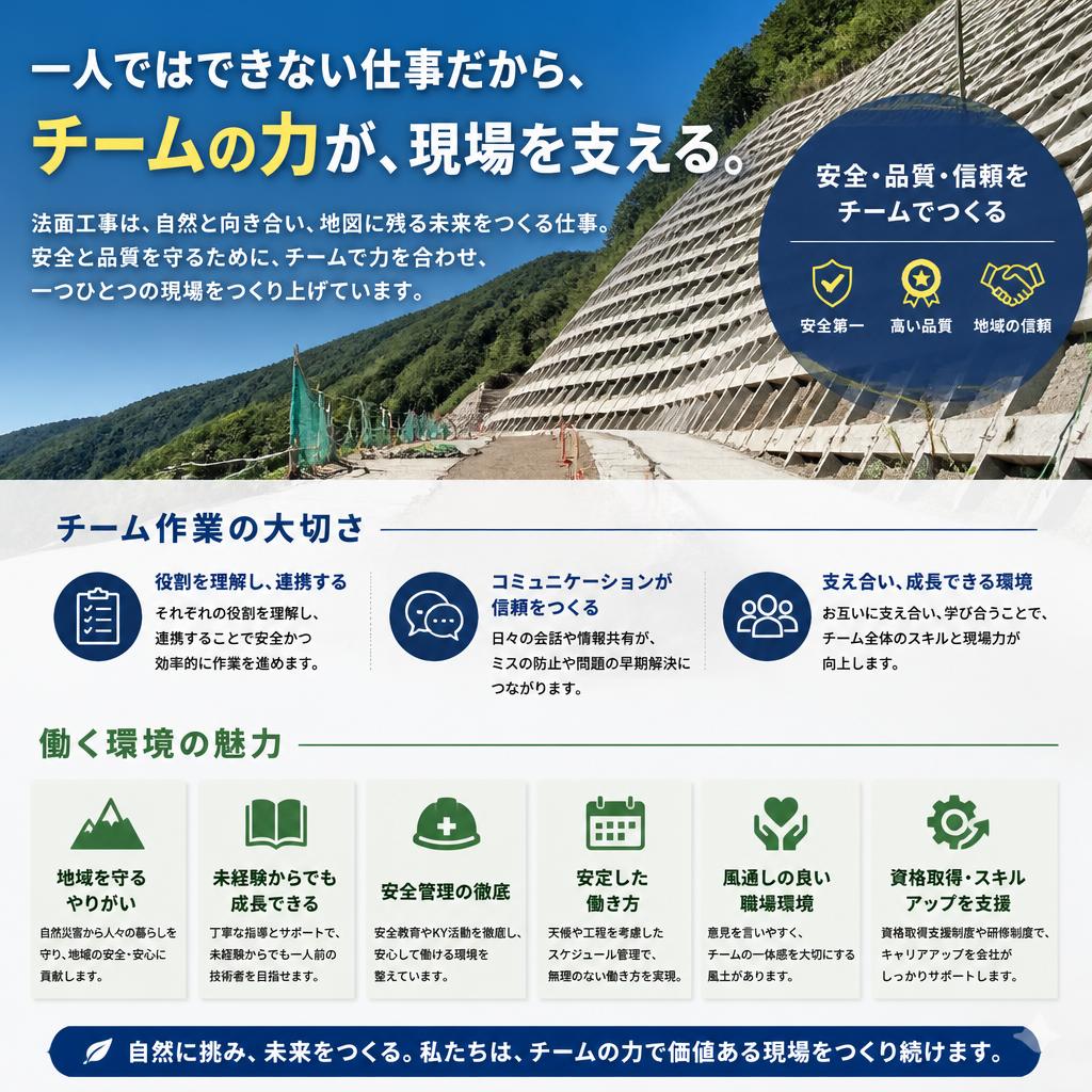 現場の雰囲気と仲間
