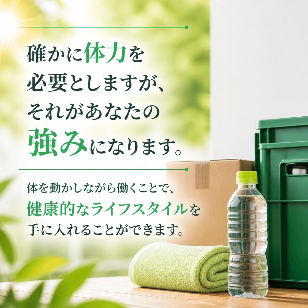 体力を活かして働く